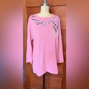Bob Mackie
Pink Women's Top with Embellished Design